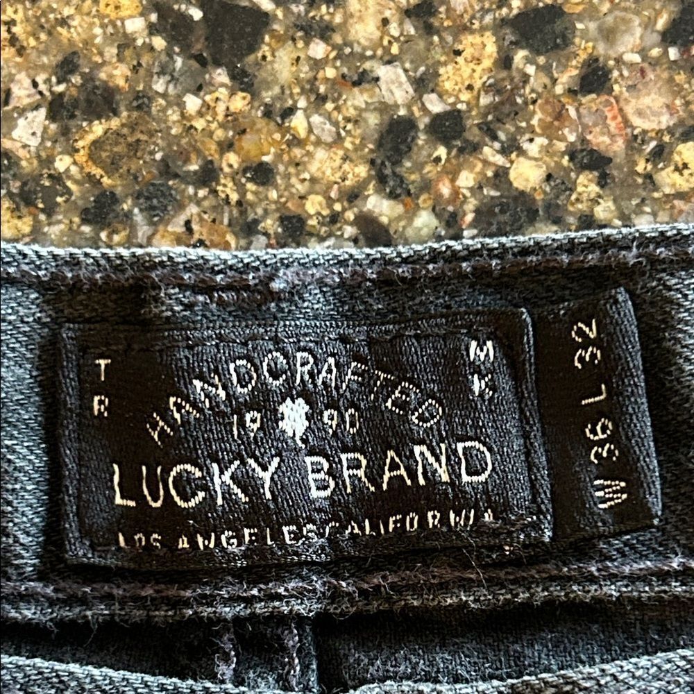 Lucky Brand Men’s Black Authentic Skinny Jeans - Picture 2 of 7